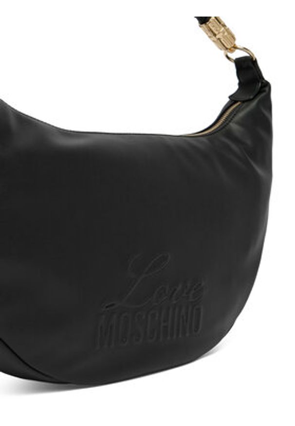 Love Moschino - LOVE MOSCHINO Torebka JC4222PP0OKA0000 Czarny. Kolor: czarny. Materiał: skórzane