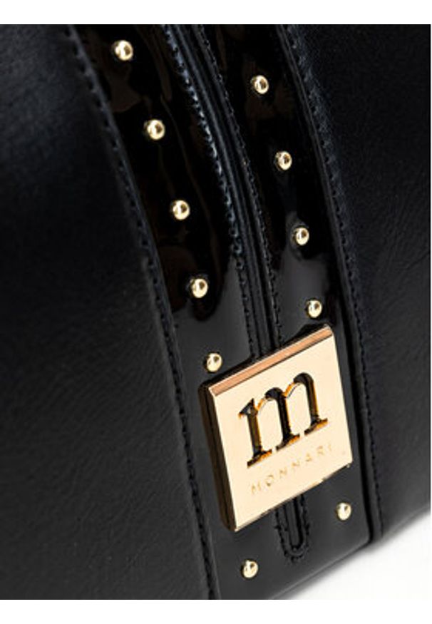 Monnari Torebka TORIMP0-24Z-BAG5960-K020D000-R00 Czarny. Kolor: czarny. Materiał: skórzane