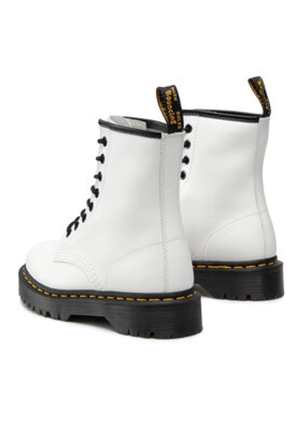 Dr. Martens Glany Smooth 26499100 Biały. Kolor: biały. Materiał: skóra