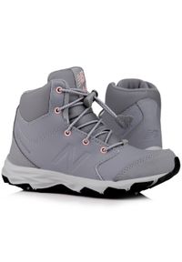 Buty dziecięce zimowe trekingowe New Balance. Kolor: wielokolorowy, czarny, szary. Sezon: zima