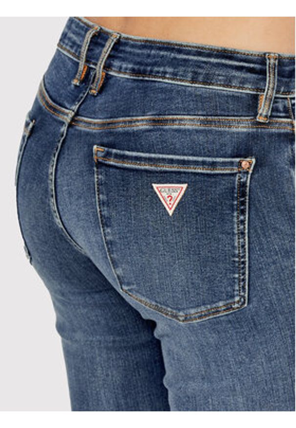 Guess Jeansy Annette W2YA99 D4Q02 Niebieski Skinny Fit. Kolor: niebieski