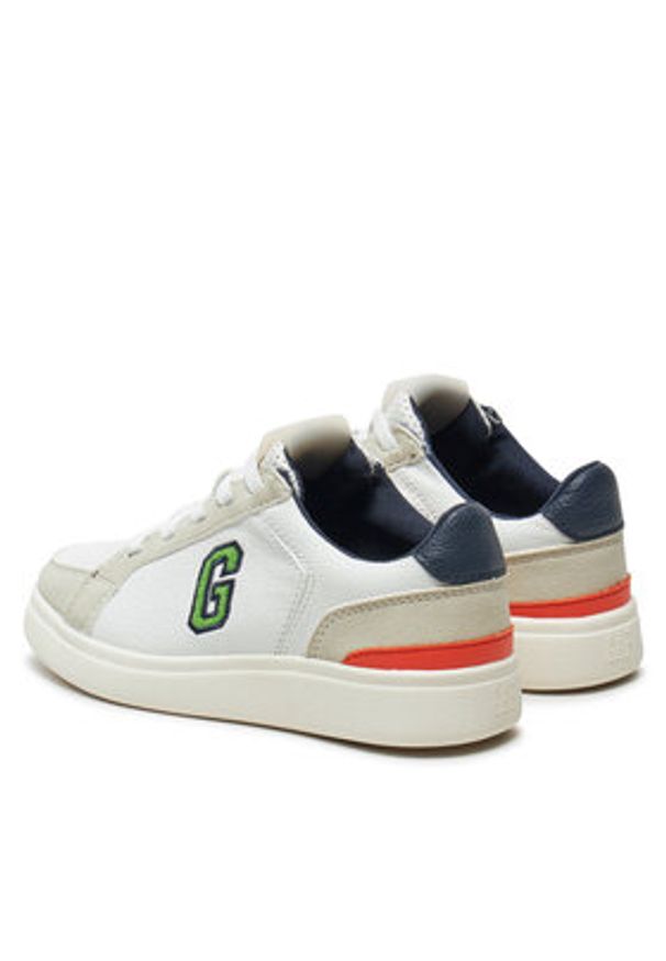 GAP - Gap Sneakersy Seattle Ii Ctr GAB002F5SYWHITGP Biały. Kolor: biały. Materiał: skóra