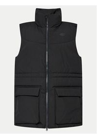 4f - 4F Bezrękawnik 4FWAW24TVJAF135 Czarny Loose Fit. Kolor: czarny. Materiał: syntetyk. Długość rękawa: bez rękawów #2