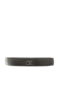 Calvin Klein Pasek na talię Re-Lock 4Cm Belt K60K610500 Czarny. Kolor: czarny. Materiał: skóra