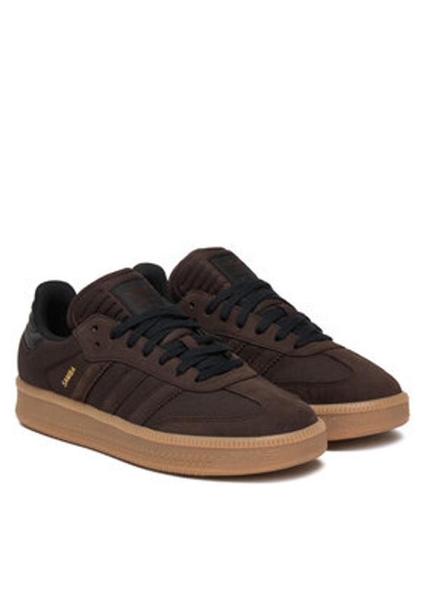 Adidas - adidas Sneakersy Samba Xlg IH4346 Brązowy. Kolor: brązowy. Materiał: materiał