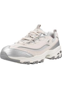 skechers - Kapcie SKECHERS DLITES Szary. Okazja: na co dzień. Kolor: szary. Materiał: syntetyk, tkanina