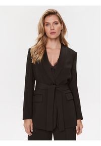 BOSS - Boss Marynarka Jikela 1 50500794 Czarny Oversize. Kolor: czarny