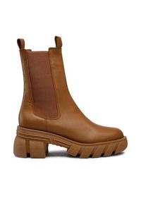 Badura Botki 222FW34 Brązowy. Kolor: brązowy. Materiał: skóra #6