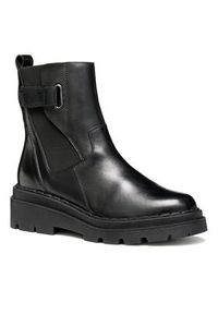 Geox Botki D Felleny D56XEC 00043 C9999 Czarny. Kolor: czarny. Materiał: skóra #5