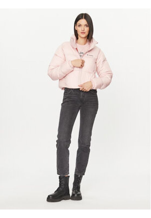 columbia - Columbia Kurtka zimowa Puffect™ Cropped Jacket Różowy Regular Fit. Kolor: różowy. Materiał: syntetyk. Sezon: zima