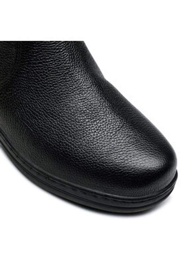 Go Soft Botki WI23-LIPARI-02 Czarny. Kolor: czarny. Materiał: skóra