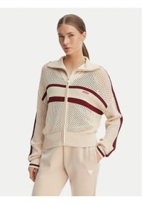 Guess Kardigan V6GR08 Z0729 Beżowy Regular Fit. Kolor: beżowy. Materiał: syntetyk #1
