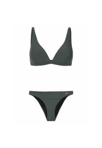Damski 2-częściowy trójkątny kostium kąpielowy Protest Prtmaudy. Kolor: zielony #1