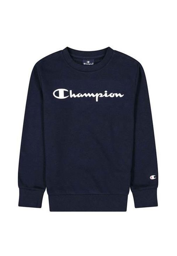 Bluza sportowa chłopięca Champion Crewneck Sweatshirt. Kolor: niebieski. Styl: sportowy