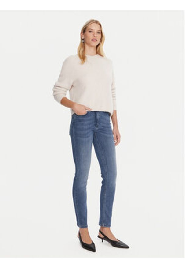 Marella Jeansy 2523186104 Niebieski Skinny Fit. Kolor: niebieski