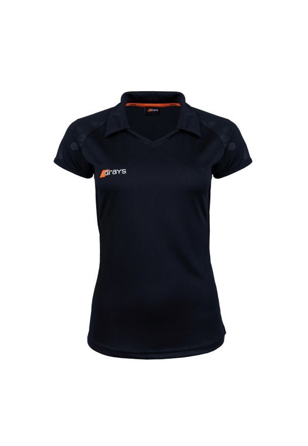 GRAYS - Damski jersey Grays Hockey Apex 750. Kolor: czarny. Materiał: jersey