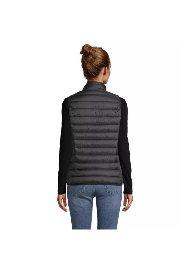 SOL'S - Damska kurtka bez rękawów Sol's Victoire. Kolor: czarny. Materiał: puch. Długość rękawa: bez rękawów. Sezon: zima