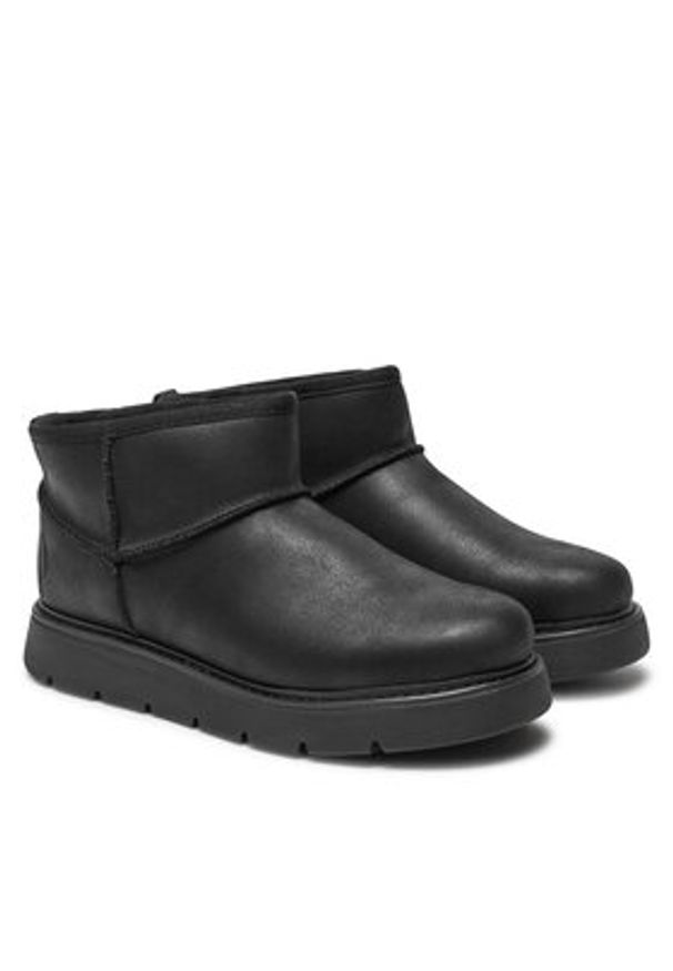 skechers - Skechers Śniegowce Keepsakes Lite 169018/BBK Czarny. Kolor: czarny. Materiał: skóra