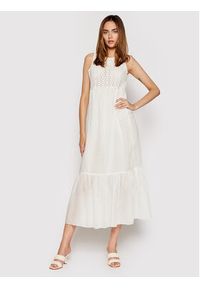 Rinascimento Sukienka letnia CFC0103535003 Biały Regular Fit. Kolor: biały. Materiał: bawełna. Sezon: lato
