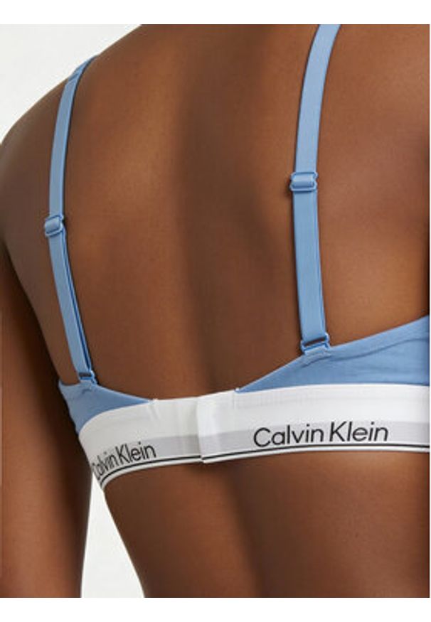 Calvin Klein Underwear Biustonosz braletka LV00QF8503 Błękitny. Kolor: niebieski. Materiał: bawełna