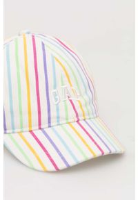 GAP czapka z daszkiem bawełniana dziecięca gładka. Materiał: bawełna. Wzór: gładki #3