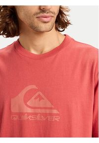 Quiksilver T-Shirt Ev Comp Logo EQYZT08182 Czerwony Regular Fit. Kolor: czerwony. Materiał: bawełna #5