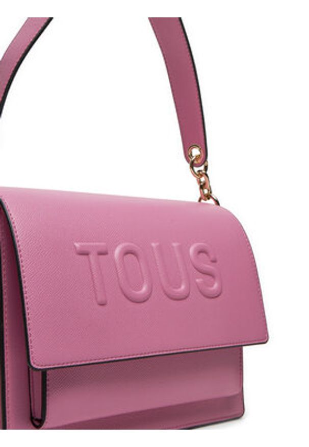 Tous - TOUS Torebka Audre T Brenda 2002104913 Różowy. Kolor: różowy. Materiał: skórzane