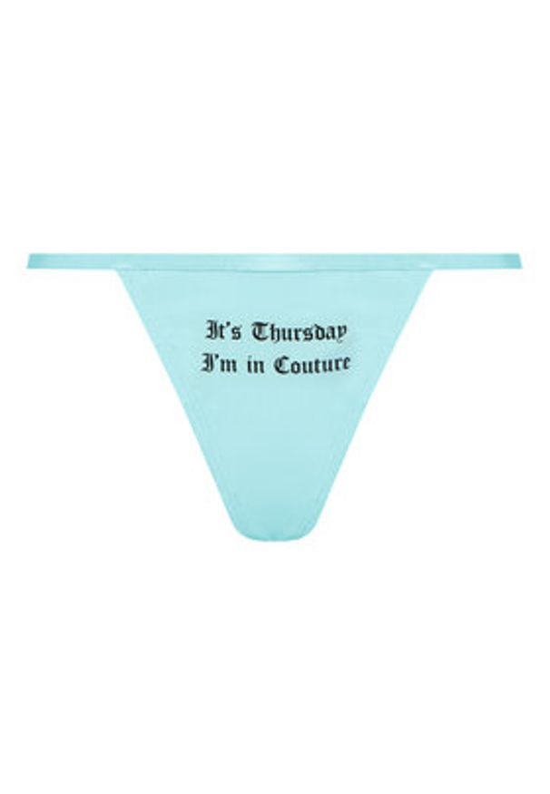 Juicy Couture Komplet 7 par stringów JCTTH225955 Kolorowy. Materiał: syntetyk. Wzór: kolorowy