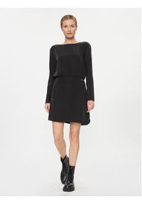 Calvin Klein Jeans Sukienka koktajlowa Open Back Dress J20J222534 Czarny Regular Fit. Kolor: czarny. Materiał: syntetyk. Styl: wizytowy #3
