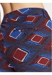 Weekend Max Mara Spodnie materiałowe Domino 23513111 Granatowy Slim Fit. Kolor: niebieski. Materiał: materiał, bawełna