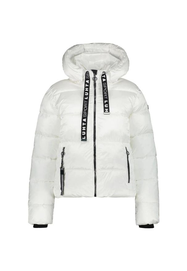 LUHTA - Płaszcz Zimowy Damski Luhta Jalonoja. Kolor: biały. Materiał: materiał. Sezon: zima. Sport: narciarstwo