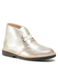 Clarks Botki Desert Boot 2 261556684 Srebrny. Kolor: srebrny. Materiał: skóra #1