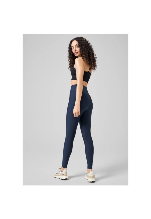 CASALL - Legginsy Damskie Fitness Casall Z Wysokim Stanem. Stan: podwyższony. Kolor: niebieski. Sport: fitness