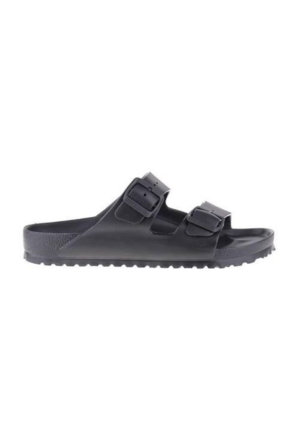 Klapki męskie Birkenstock Arizona Eva. Zapięcie: bez zapięcia. Kolor: wielokolorowy, czarny, szary. Materiał: materiał, syntetyk. Szerokość cholewki: normalna. Sport: turystyka piesza