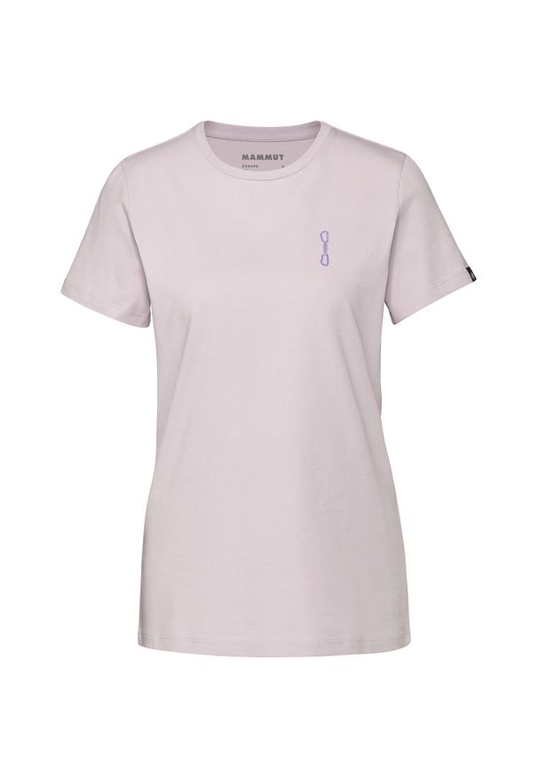 Koszulka bawełniana damska Mammut Massone T-Shirt Quickdraw. Kolor: brązowy. Materiał: bawełna