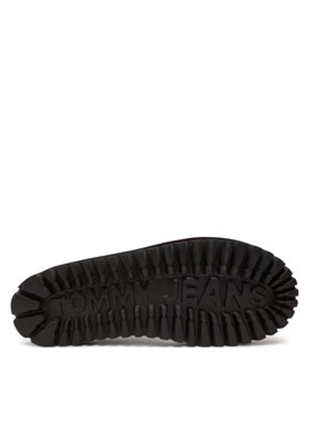 Tommy Jeans Śniegowce Tjw Nylon Flatform Boot Wl EN0EN02689 Czarny. Kolor: czarny. Materiał: materiał