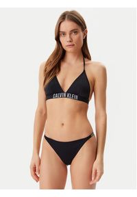 Calvin Klein Swimwear Góra od bikini KW0KW02854 Czarny. Kolor: czarny. Materiał: syntetyk