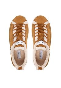 Inuikii Sneakersy Shearling Low 1001.001.0242 Brązowy. Kolor: brązowy. Materiał: skóra, zamsz #2