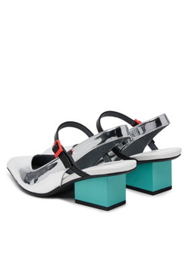 United Nude Czółenka Raila Jane 1091676613 Srebrny. Kolor: srebrny. Materiał: skóra