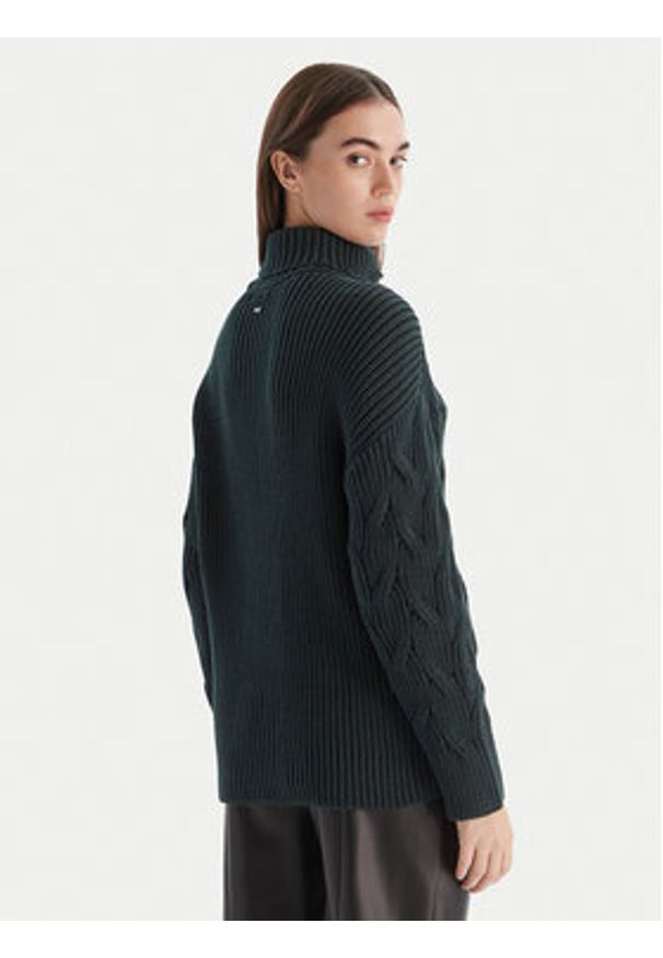 Armani Exchange Golf XW000780 AF16638 U7304 Zielony Regular Fit. Typ kołnierza: golf. Kolor: zielony. Materiał: bawełna