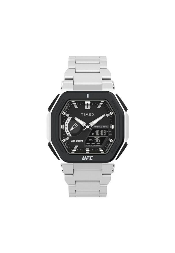 Timex Zegarek UFC Colossus TW2V84600 Srebrny. Kolor: srebrny