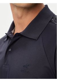 Beverly Hills Polo Club Polo P-SS26M-P0170 Granatowy Reglan Fit. Typ kołnierza: polo. Kolor: niebieski. Materiał: syntetyk #4