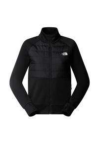 Bluza damska The North Face Reaxion 2.0 0A8DW8KS71 - czarna. Okazja: na co dzień. Kolor: czarny. Materiał: syntetyk, poliester, polar. Wzór: aplikacja. Styl: casual, klasyczny #1