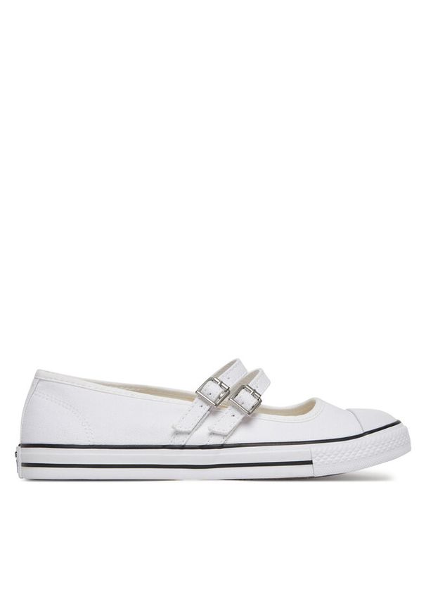 Baleriny Converse. Kolor: biały