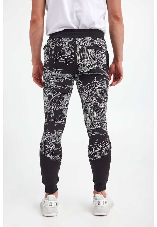 Philipp Plein - Spodnie dresowe PHILIPP PLEIN. Materiał: dresówka. Wzór: nadruk