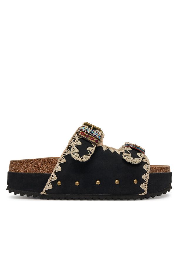 DeeZee Klapki LB-P1684 Czarny. Kolor: czarny. Materiał: syntetyk, materiał