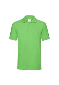 FRUIT OF THE LOOM - Koszulka Polo Premium Unisex Dla Dorosłych. Typ kołnierza: polo. Kolor: szary