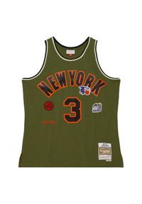 Mitchell & Ness - Jersey New York Knicks NBA Flight Swingman 1996 John Starks. Kolor: zielony. Materiał: jersey. Sport: koszykówka #1