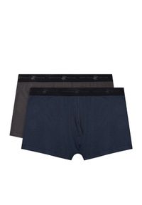 Beverly Hills Polo Club Komplet 2 par bokserek CEO_ZGW_BHPC_002_AW25_(2-PACK) Szary. Kolor: szary. Materiał: materiał, bawełna