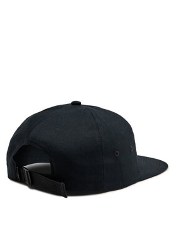 Vans Czapka z daszkiem Sunface Jockey VN000GKABLK1 Czarny. Kolor: czarny. Materiał: materiał
